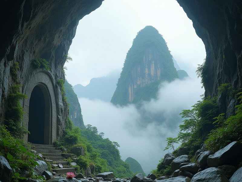 九疑紫霞洞歌，九嶷山紫霞洞