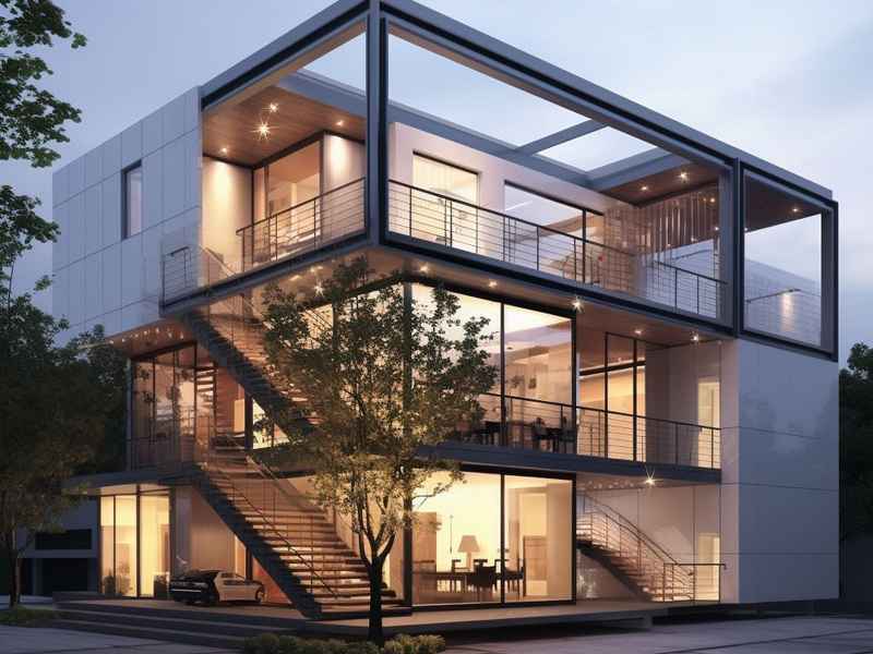 三层农村自建房网络布局 - 农村三层自建房设计图纸及效果图大全