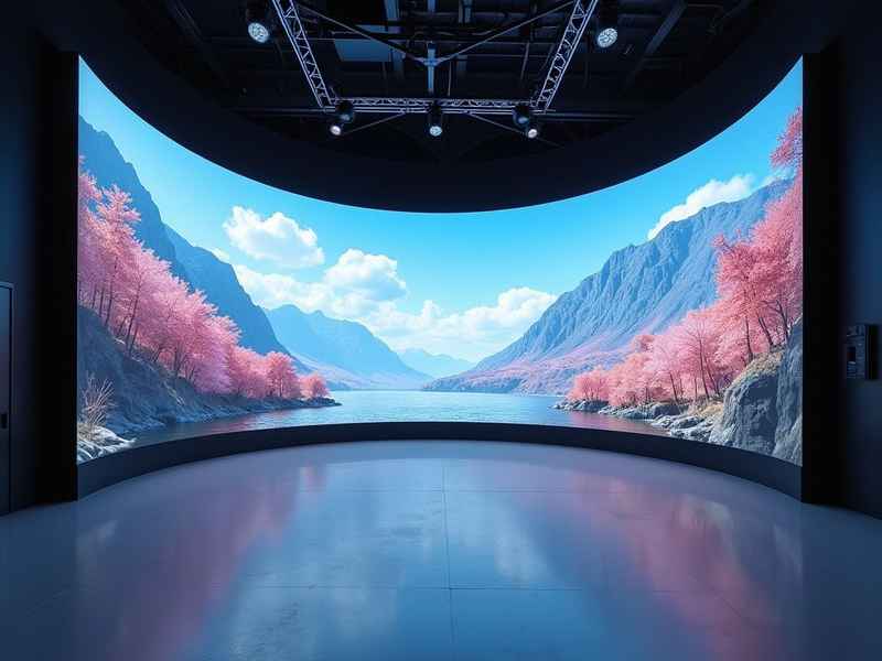 企业展厅360度显示屏、企业展厅360度显示屏图片