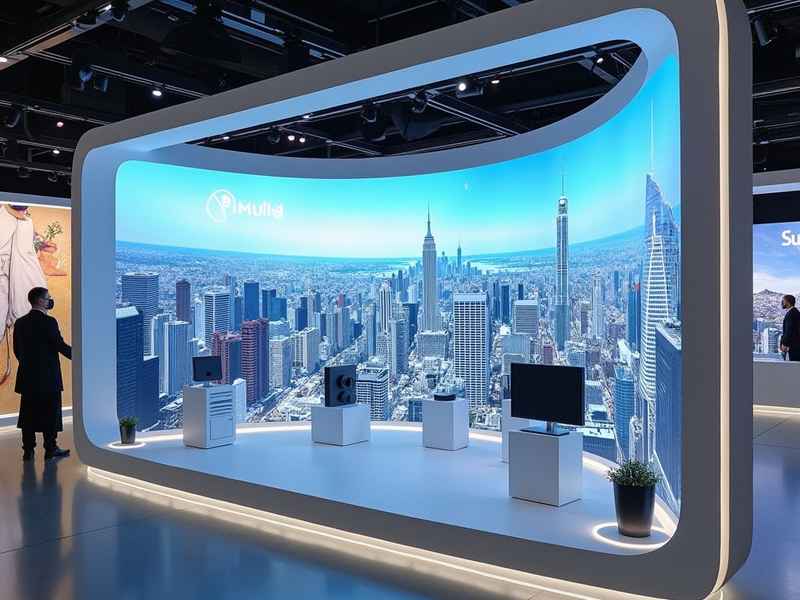 企业展厅360度显示屏、企业展厅360度显示屏图片