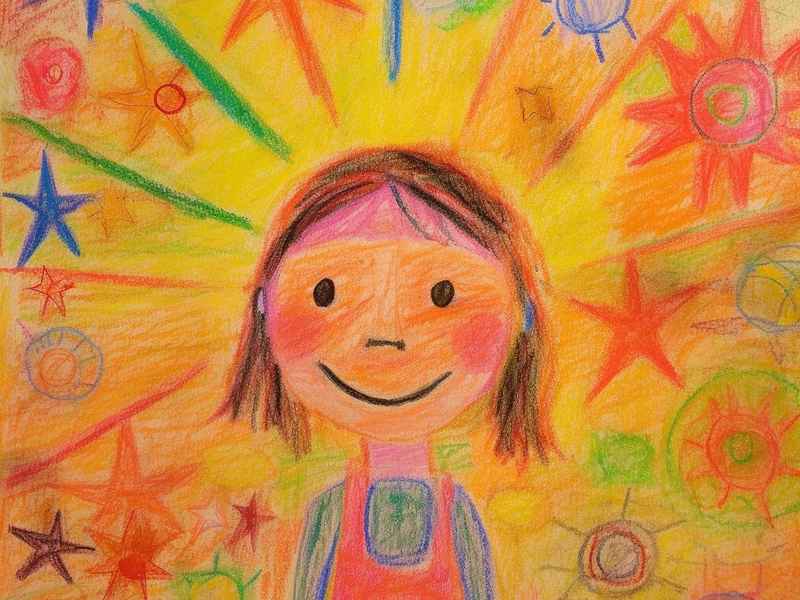 正能量平台免费入口幼儿（正能量幼儿园画画作品）