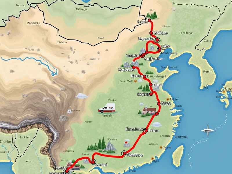 自己设计一个为期5天的传承中华优秀传统文化的研学之旅路线图，设计一条传统文化体验之旅的交通路线图