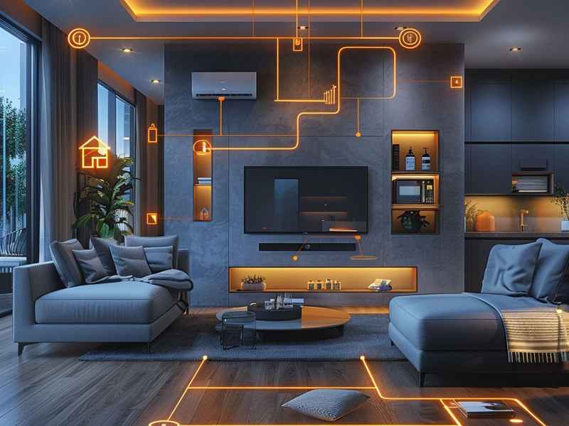 智慧家居系统方框图 智慧家居管理系统 - 副本