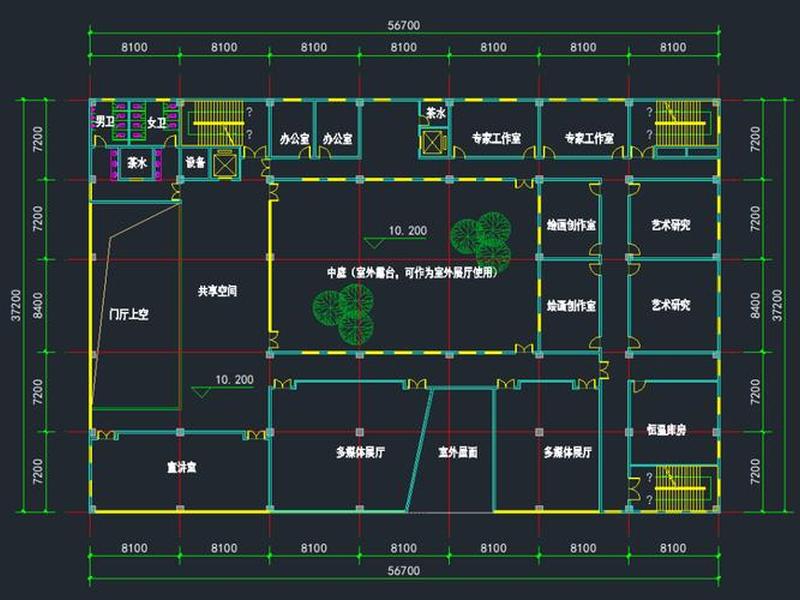 cad建筑平面图(cad建筑平面图上,消防栓是什么) cad建筑平面图(cad建筑平面图上,消防栓是什么)