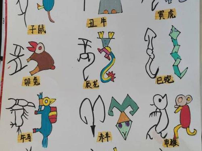 甲骨文简笔画,甲骨文简笔画图片 甲骨文简笔画,甲骨文简笔画图片