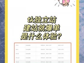 tk独立站怎么运营（tiktok独立站怎么搭建的）