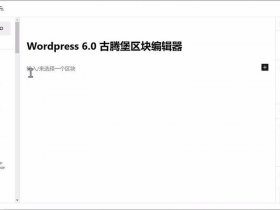 古腾堡编辑器教程视频 古腾堡编辑器教程视频在线观看
