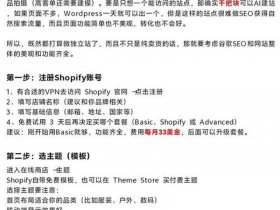 shopify建站平台是如何收费的；shopify建站费用