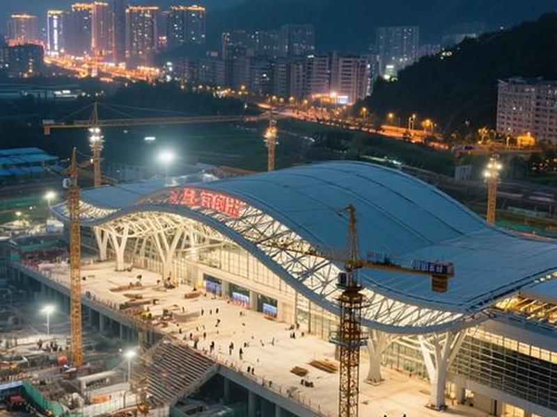 达州站建设现场 达州站建设现场图片 达州站建设现场 达州站建设现场图片