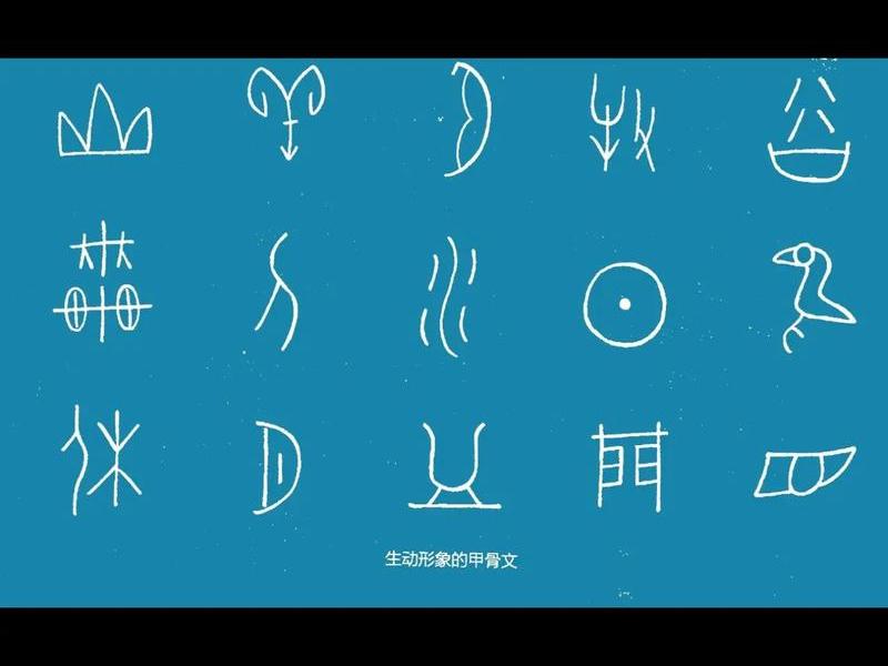 甲骨文简笔画,甲骨文简笔画图片 甲骨文简笔画,甲骨文简笔画图片
