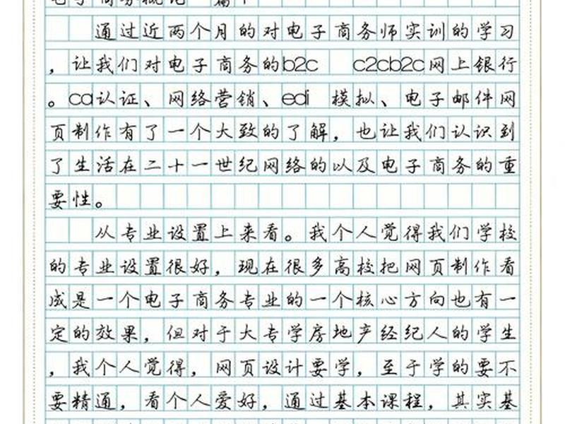 电子商务建议和心得 - 电子商务的建议