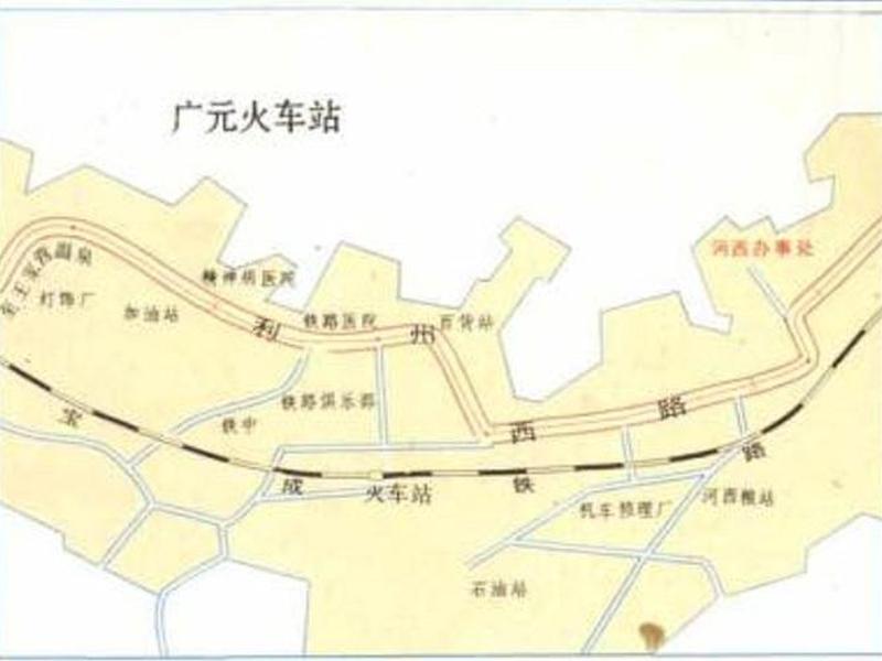 广元站新建铁路;广元站新建铁路规划图 广元站新建铁路;广元站新建铁路规划图