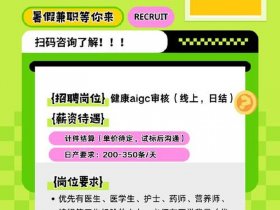 兼职视频；兼职视频审核员招聘