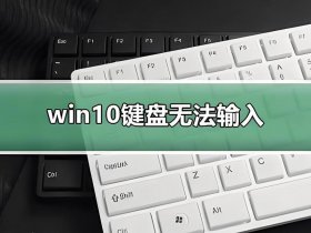 win10键盘（win10键盘没坏 就是打不了字）