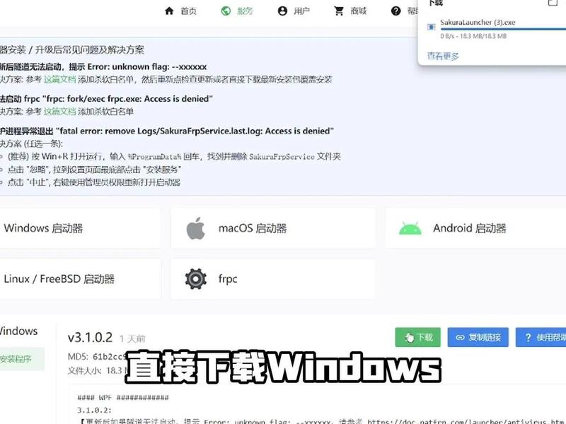 sakurafrp网页版使用教程 sakura frp教程 sakurafrp网页版使用教程 sakura frp教程