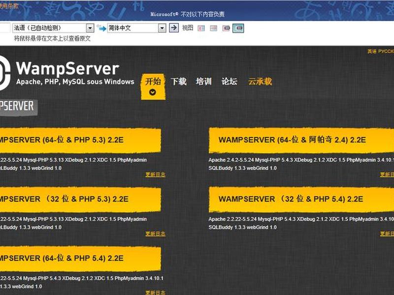 wampserver环境搭建，wampserver搭建网站