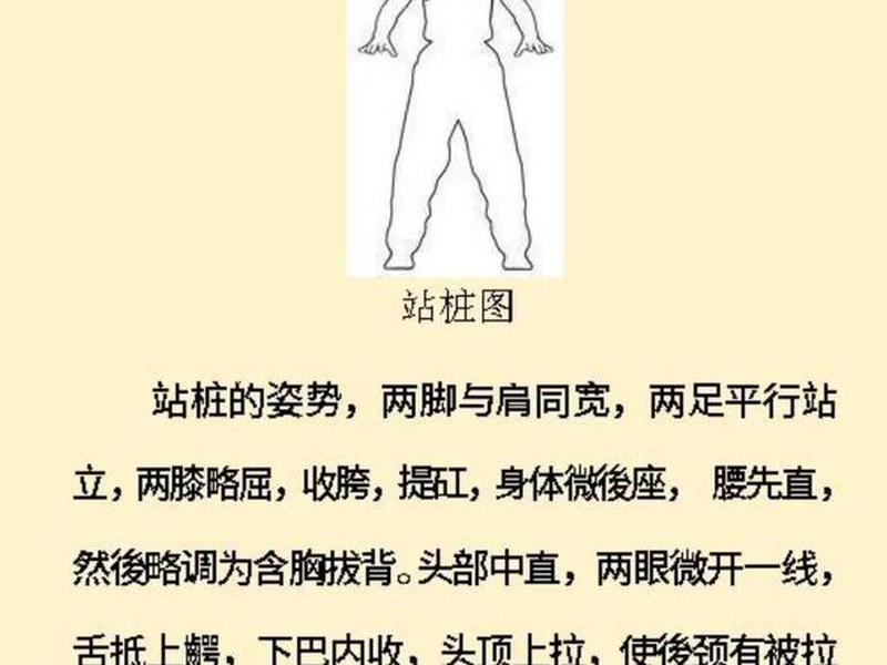 二十四式站桩口诀图解 - 二十四式站桩口诀图解教学