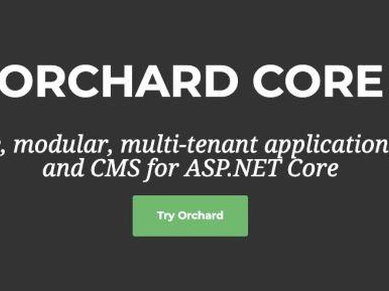 orchard建站教程；orchard core