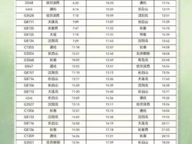 吉林火车站建站时间（吉林火车站建站时间表）