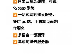 saas 建站（saas 建站平台）