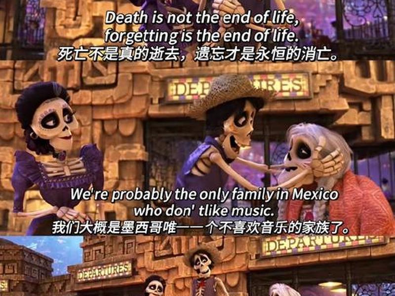动画片讲述一个人死了被忘记就会消失；动画片讲述一个人死了被忘记就会消失的电影