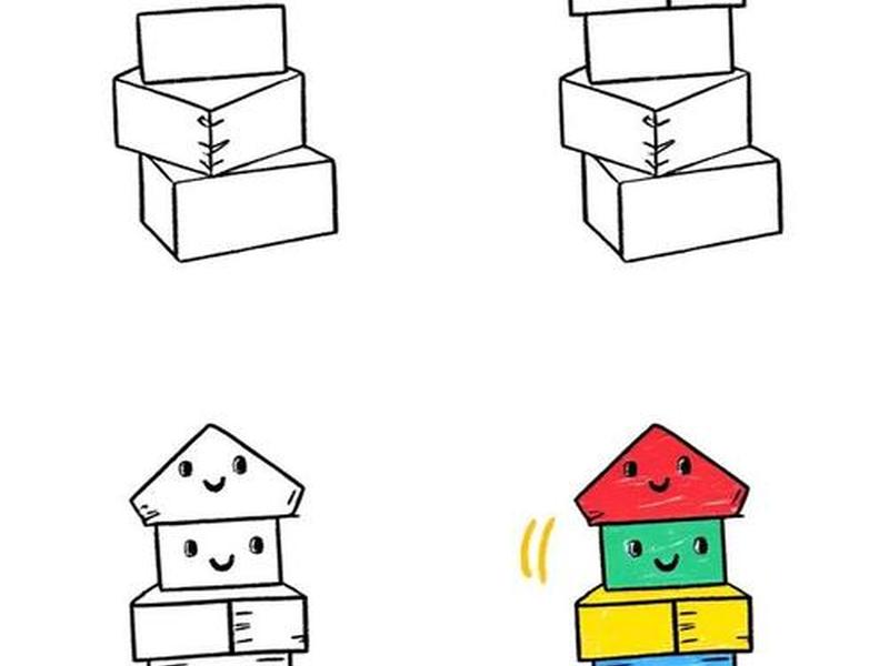 搭建简笔画、搭建简笔画大全图片 搭建简笔画、搭建简笔画大全图片