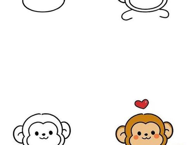 monkey简笔画(monkey简笔画图片) monkey简笔画(monkey简笔画图片)
