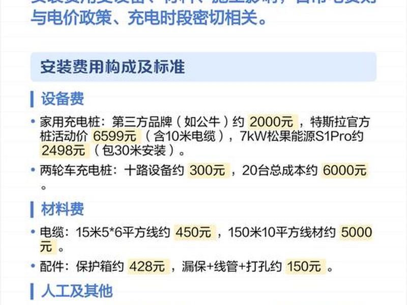 公牛充电桩安装农村 农村家用充电桩安装费用需要多少钱