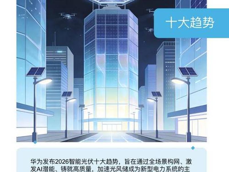 华为智能光伏app下载官网（华为发布智能光伏十大趋势）