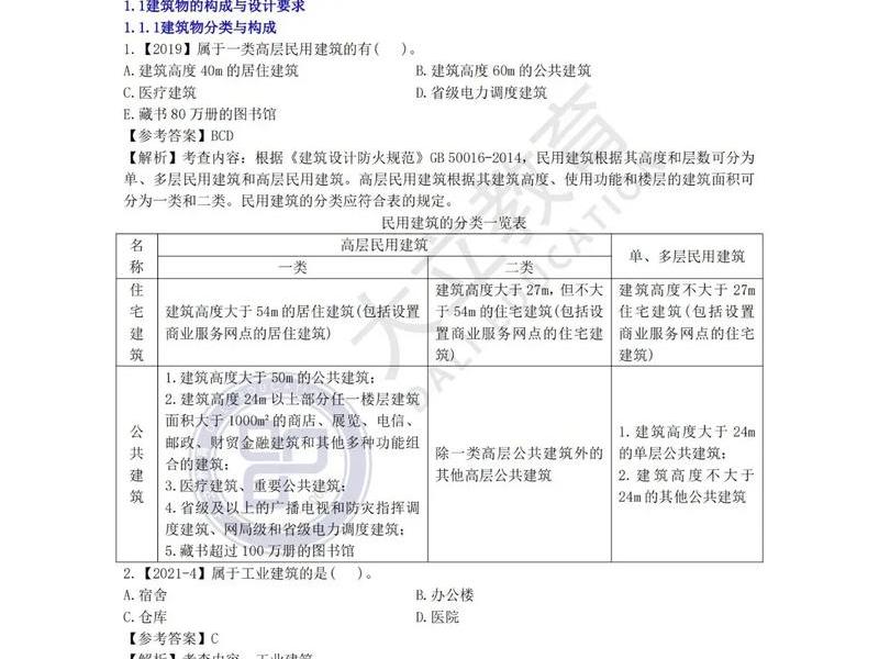 2016一建建筑实务真题及答案、2016年一建建筑实务真题及答案页码 2016一建建筑实务真题及答案、2016年一建建筑实务真题及答案页码