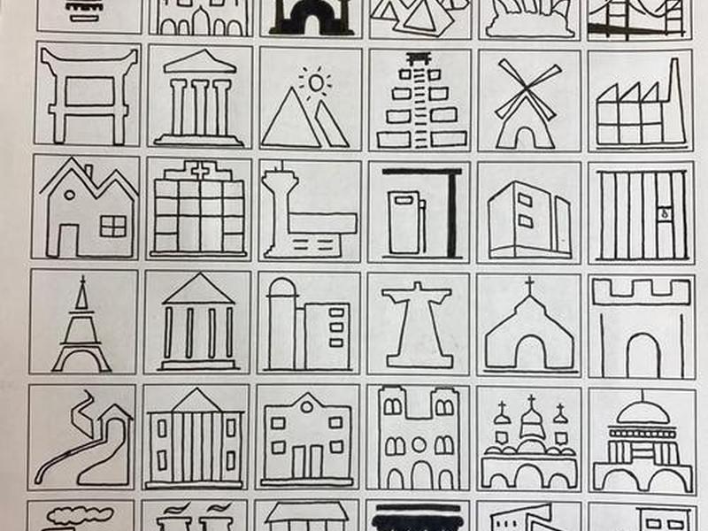 建造简笔画 - 简笔画建筑画大全图片 建造简笔画 - 简笔画建筑画大全图片