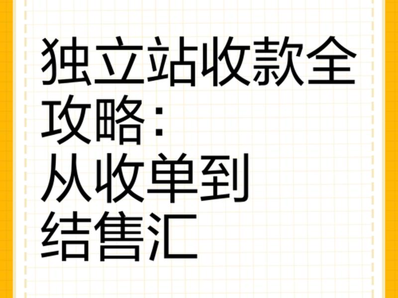 独立站一般用什么收款 独立站收单什么意思