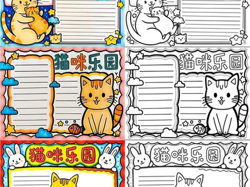 搭建猫窝 搭建猫窝的手抄报 搭建猫窝 搭建猫窝的手抄报