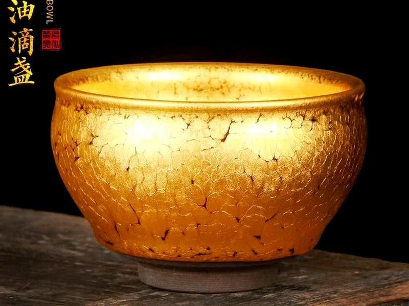 建盏的金色沙粒是什么，建盏的金色沙粒是什么做的