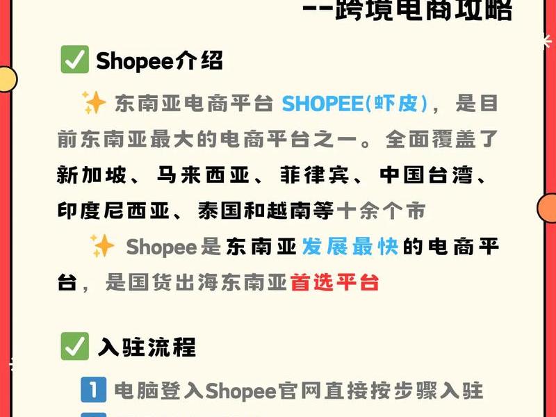 shopee台湾跨境电商入驻教程 shopee台湾站入驻条件