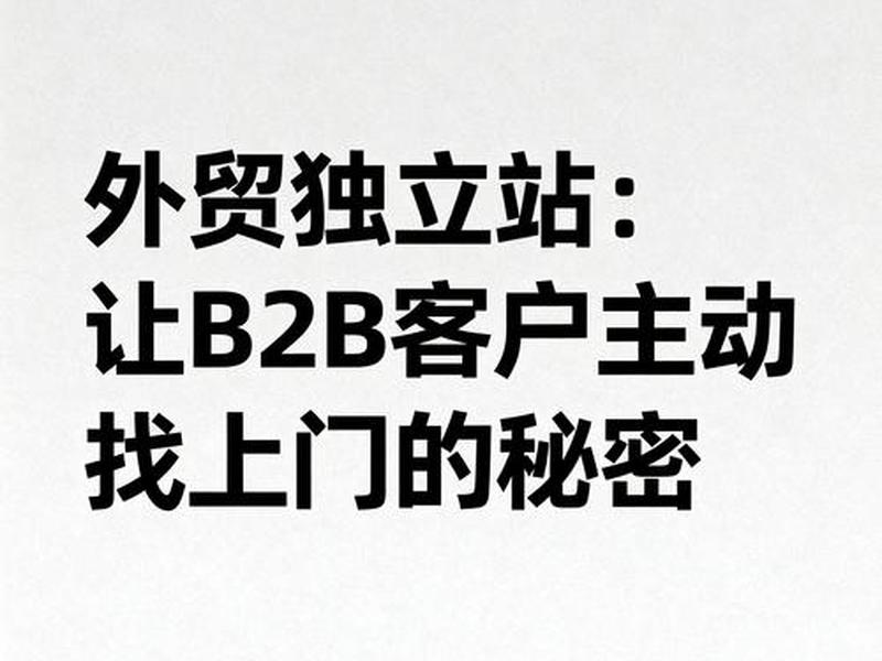 b2b独立站投广告多久合适(b2b独立站投广告多久合适呢) b2b独立站投广告多久合适(b2b独立站投广告多久合适呢)