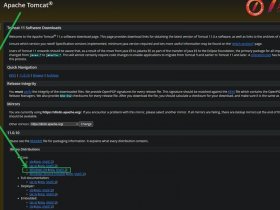 tomcat官网下载 - tomcat官网下载安装教程