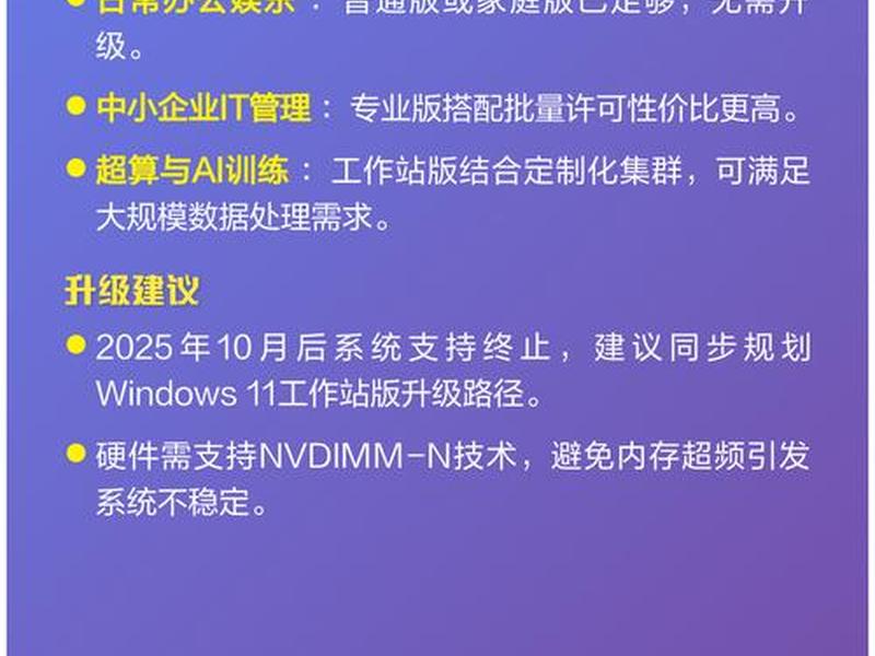windows10工作站版 - windows10工作站版本区别