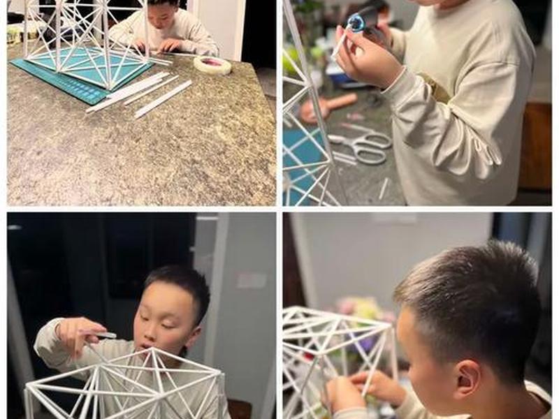 筷子搭建塔台模型、筷子搭建塔图片 筷子搭建塔台模型、筷子搭建塔图片