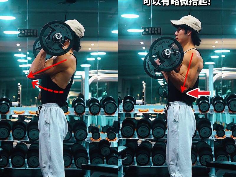 拖拽式弯举 - 拖拽式杠铃弯举 拖拽式弯举 - 拖拽式杠铃弯举
