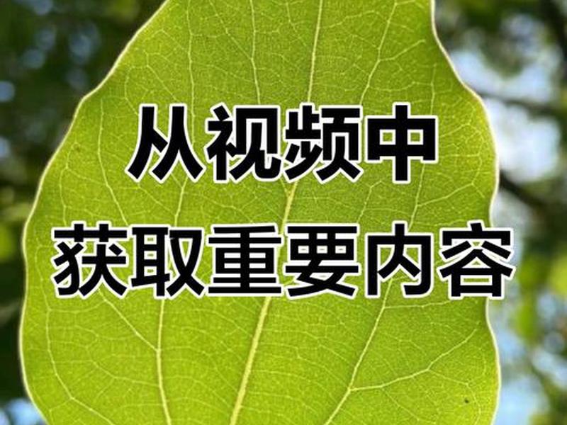 素材解析是怎么做出来的；素材解析是怎么做出来的视频