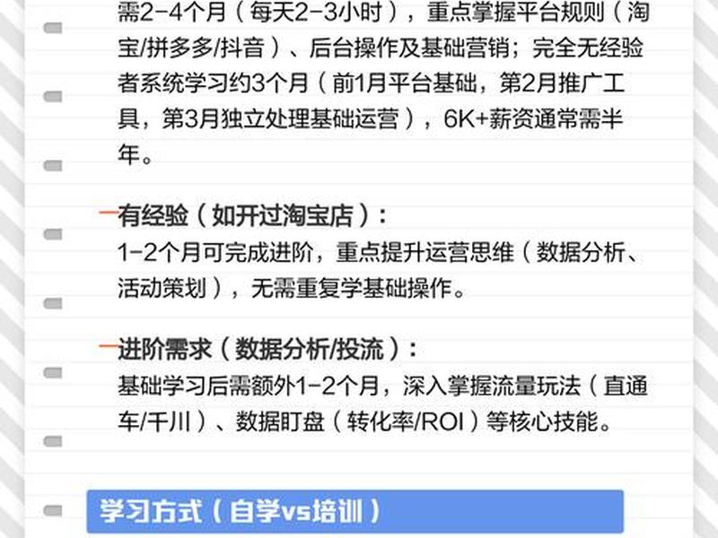 推广运营学习方法 - 推广运营怎么学