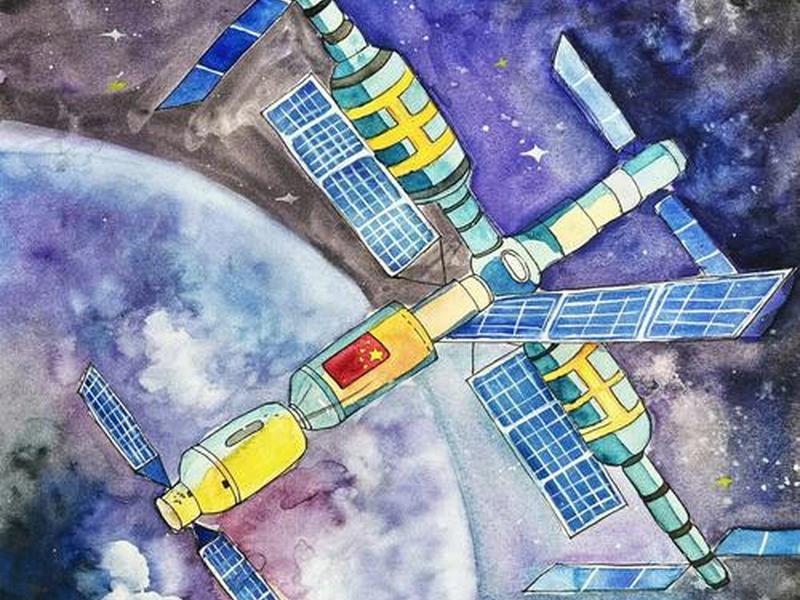 空间站怎么画简笔画带颜色 空间站怎么画简笔画带颜色视频 空间站怎么画简笔画带颜色 空间站怎么画简笔画带颜色视频