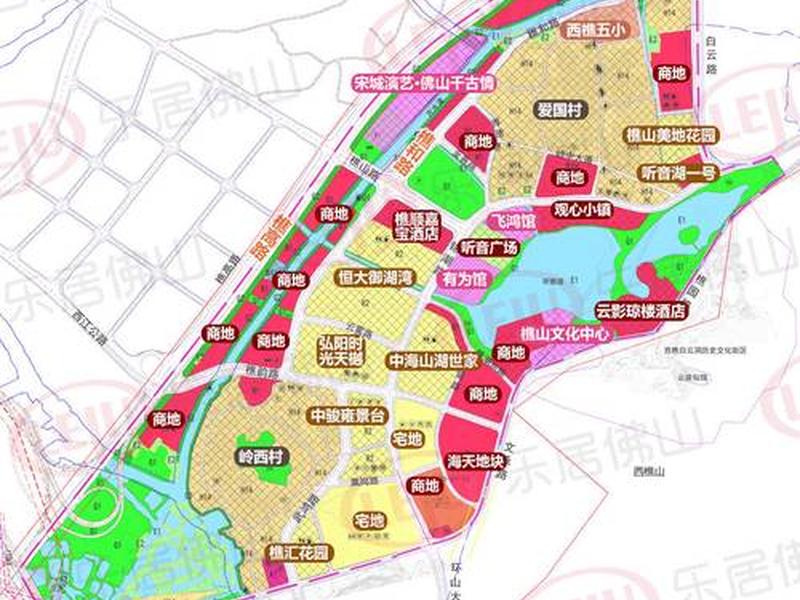 西樵规划图(佛山西樵规划图) 西樵规划图(佛山西樵规划图)