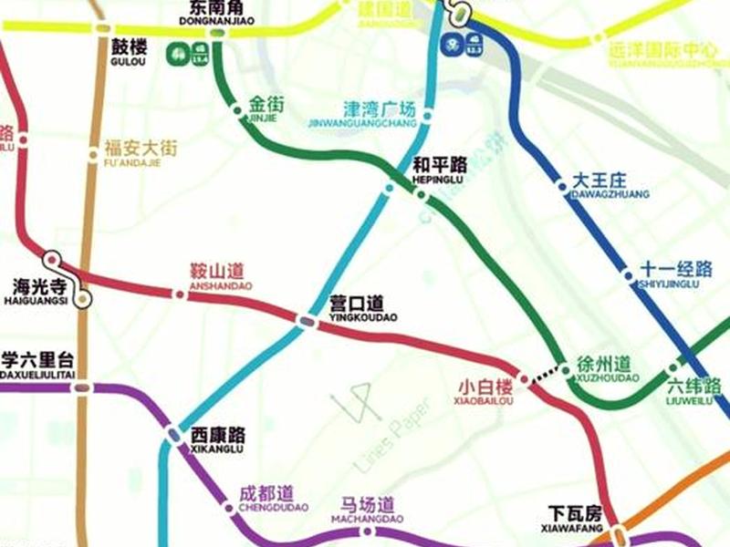 天津新建地铁 天津新建地铁线路图 天津新建地铁 天津新建地铁线路图