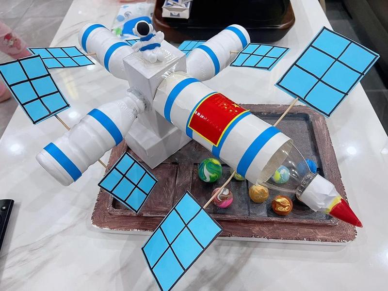 宇宙空间站制作步骤（宇宙空间站手工制作）