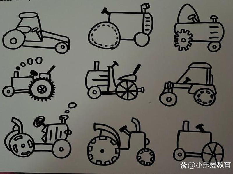 拖拉机简笔画图片(拖拉机简笔画图片幼儿) 拖拉机简笔画图片(拖拉机简笔画图片幼儿)