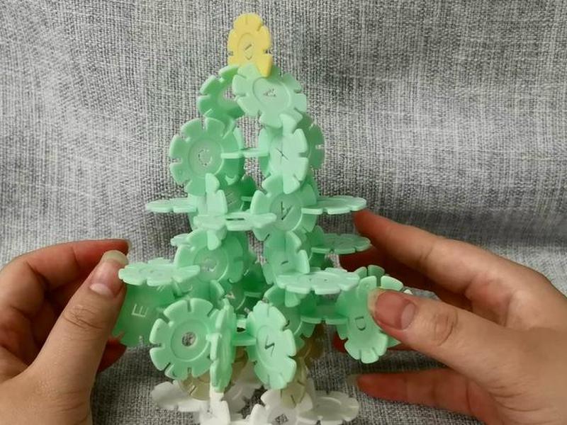 雪花片搭建大树步骤图、雪花片搭建大树步骤图怎么画 雪花片搭建大树步骤图、雪花片搭建大树步骤图怎么画