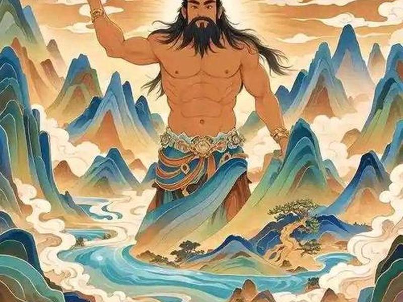 盘古开天辟地；盘古开天辟地图片