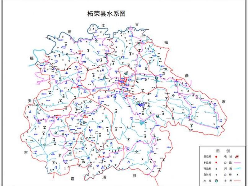 宁德柘荣县地图、宁德柘荣县地图全图